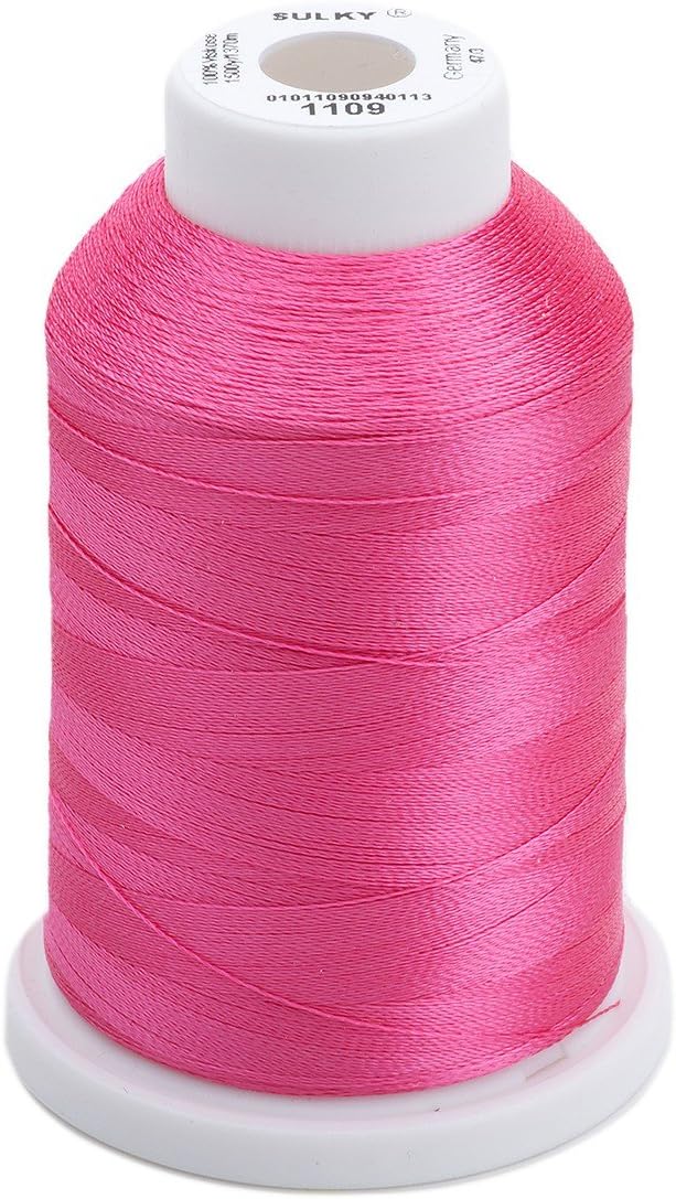 Of America 268d 40wt 2-Ply Rayon Thread, 1500 yd, Hot Pink