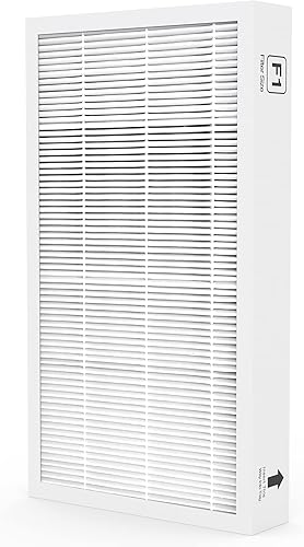 F1 H13 - Filtro de repuesto True HEPA, compatible con purificador de aire 3M Filtrete C01 T02, 1 paquete