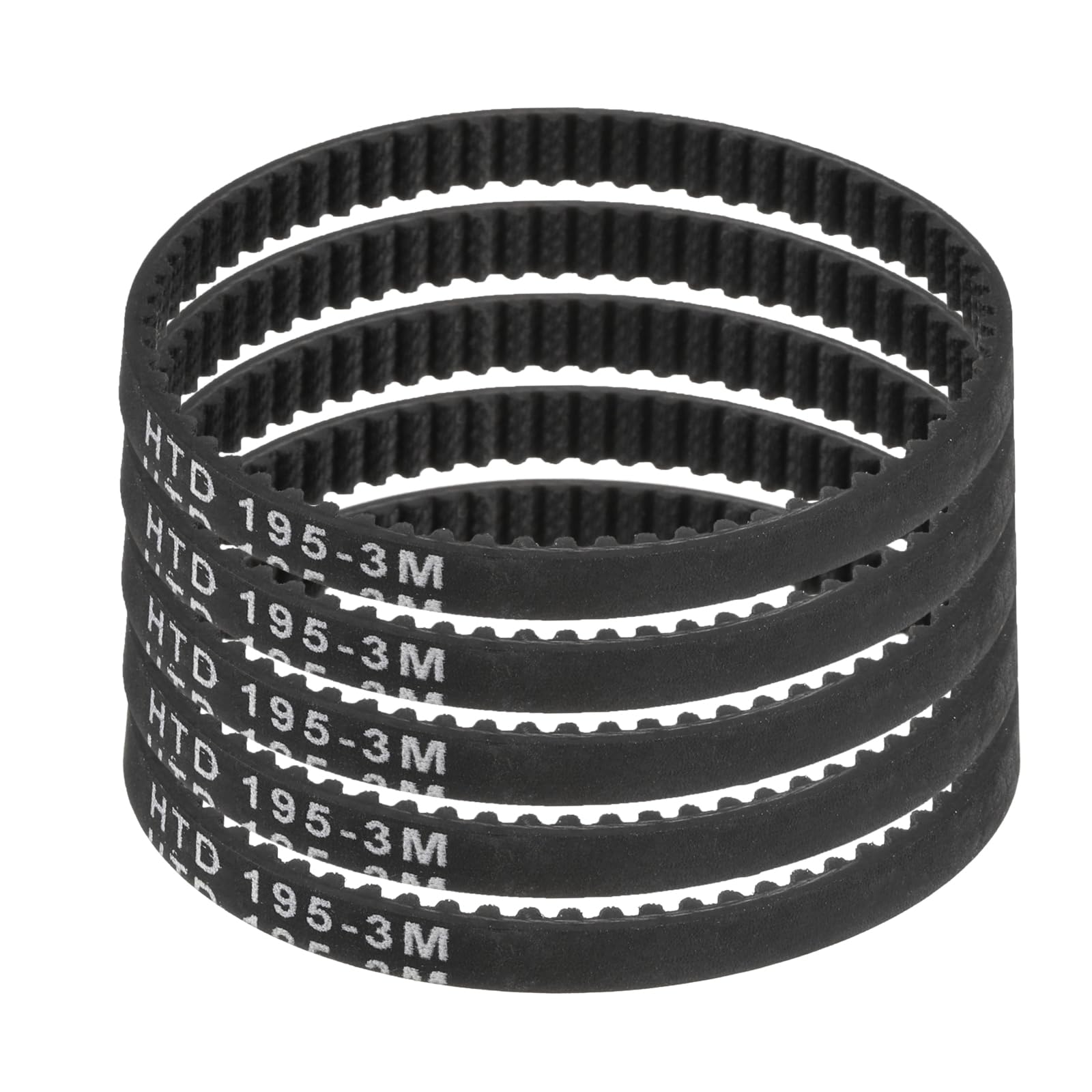 uxcell 5pcs HTD-3M Rubber Timing Belt 67 Teeth, 201mm L x 6mm Wd x 2.4mm H — Amazon image 20
