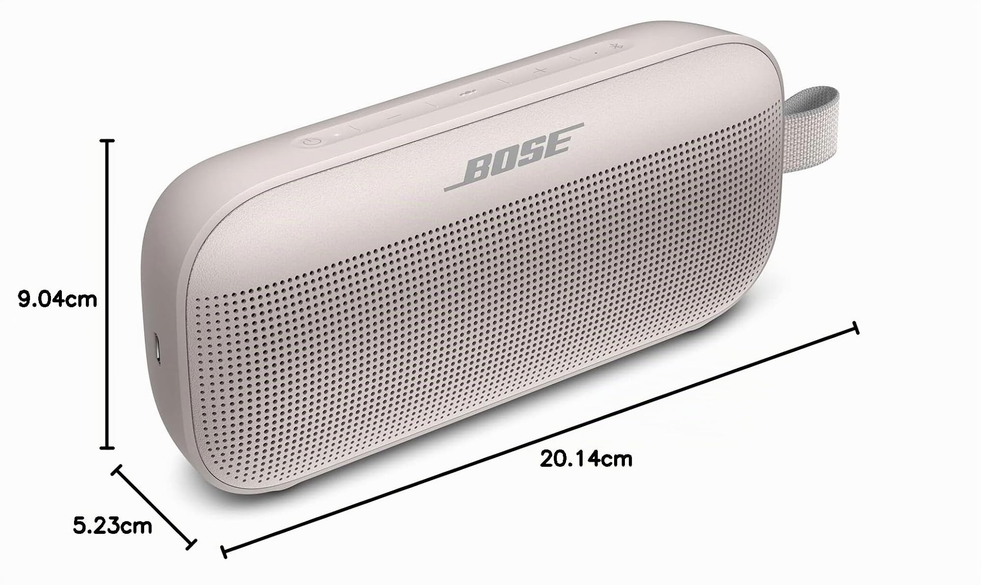 Bose Altavoz Bluetooth SoundLink Flex portátil, inalámbrico, Sumergible, de Viaje, Blanco