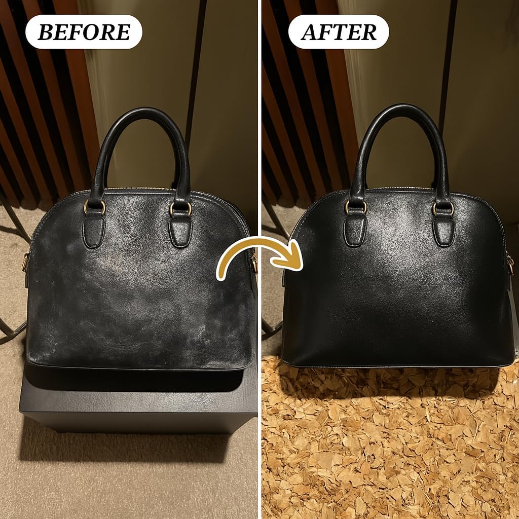 8oz Leather Purse Cleaner & Conditioner – 3-in-1 Spray for Handbags, Designer Bags & Luxury Purses – Deodorizes, Cleans, Conditions & Restores Leather – Safe on Finishes - Image 5