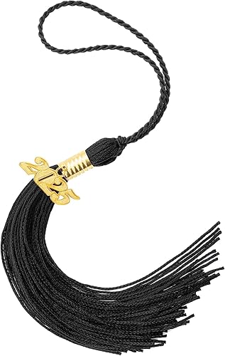 Borla 2025, 1 unidad, borla de graduación para graduados 2025, borla 2025 con dijes de fecha dorada 2025 para fiestas de graduación, ceremonias,