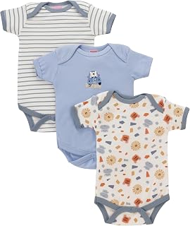 BABY N MORE Baby Bodysuits 100% Cotton Rompers/Sleep Suits/Onesies/Night Suits for Baby Boys New Born Baby Clothes-(Pack o... Price In India