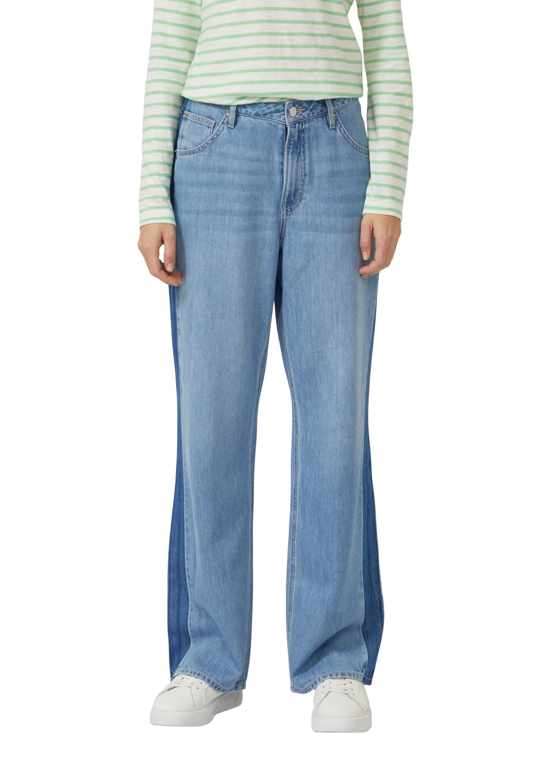 s.Oliver Damen Jeans – Boyfriend Fit, Mid Rise, Straight Leg