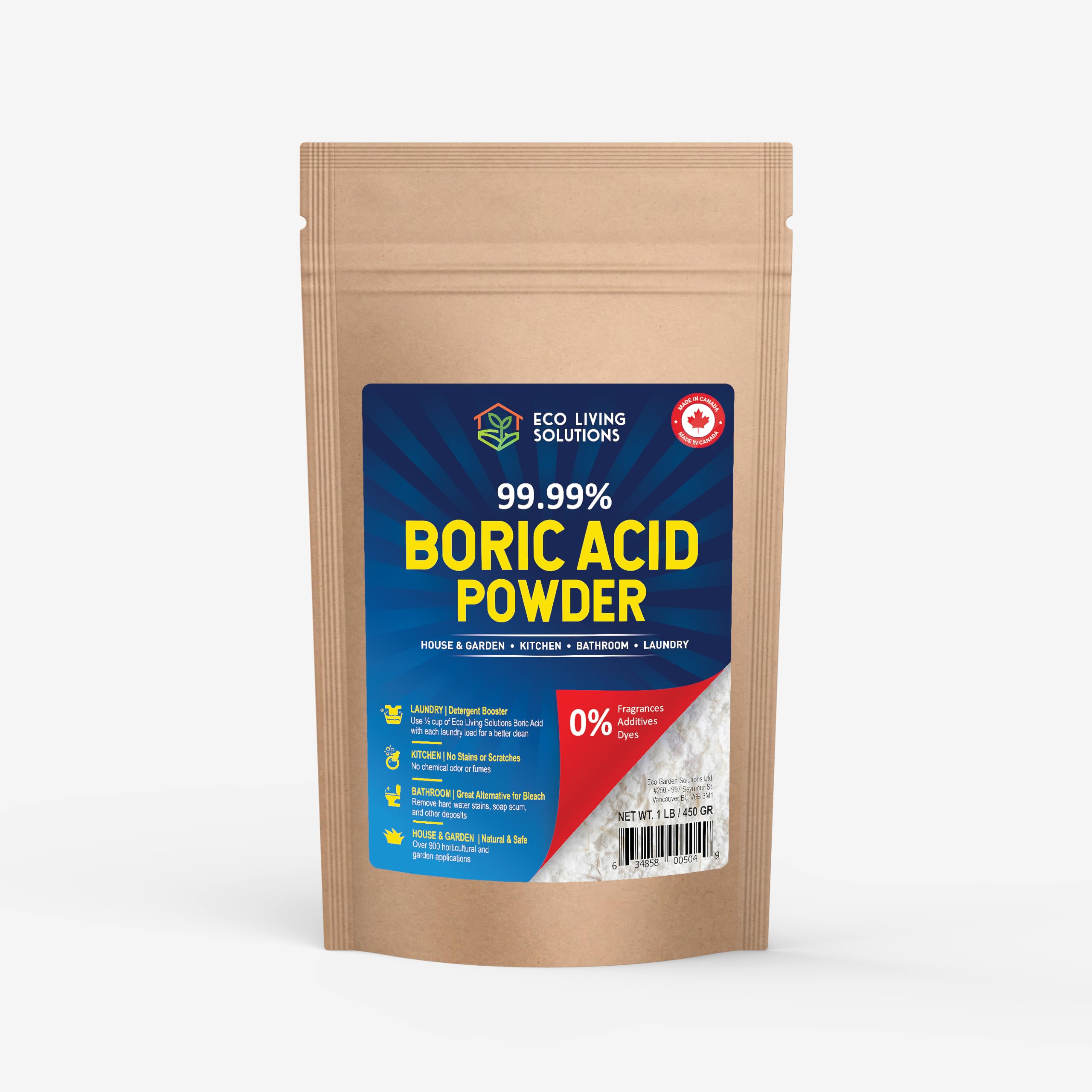 Eco Living Solutions - 99.99% Boric Acid Powder | Horticultural Garden ...