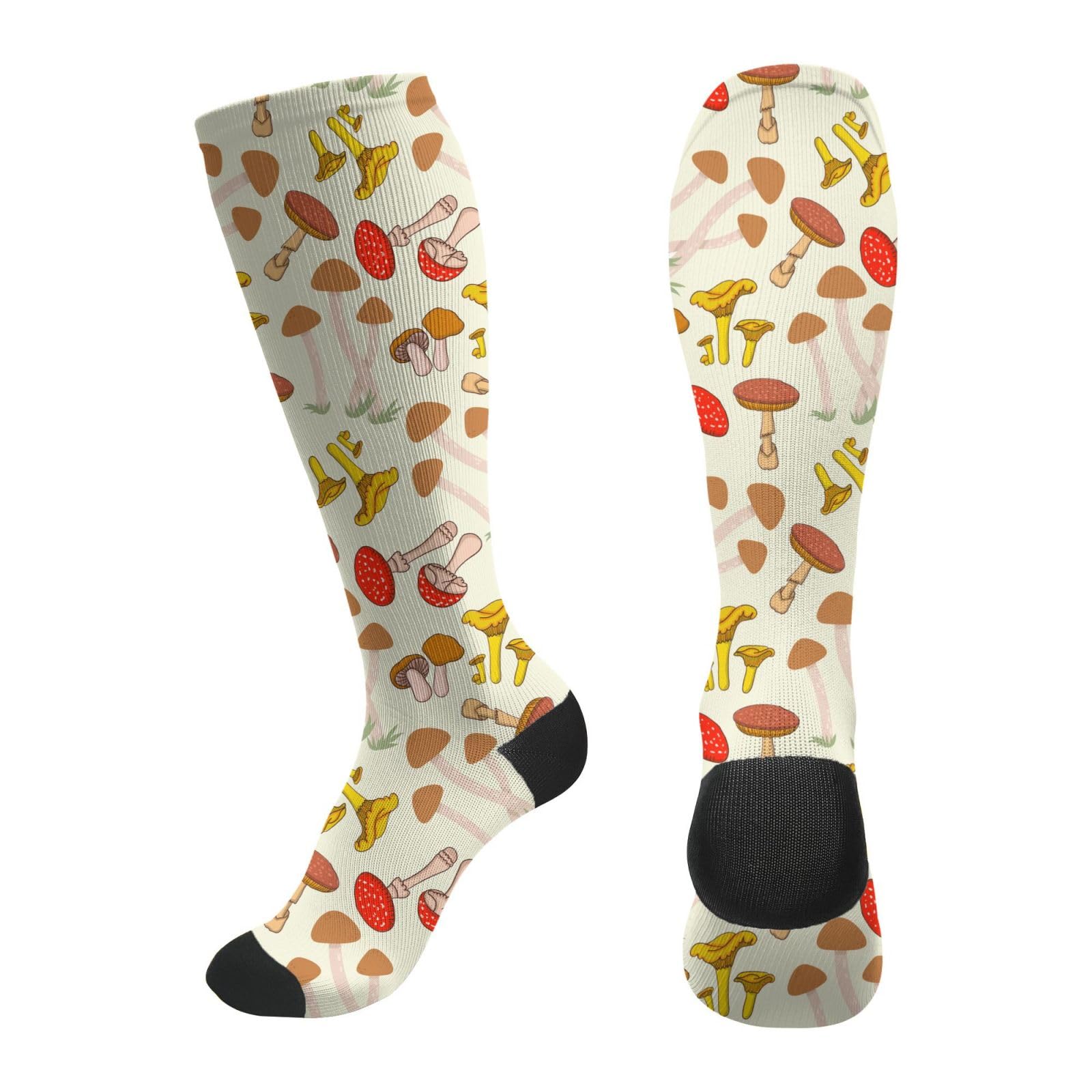 WOAIDY Compression Socks For Women And Men Knee High Support Socks For Running, Athletic