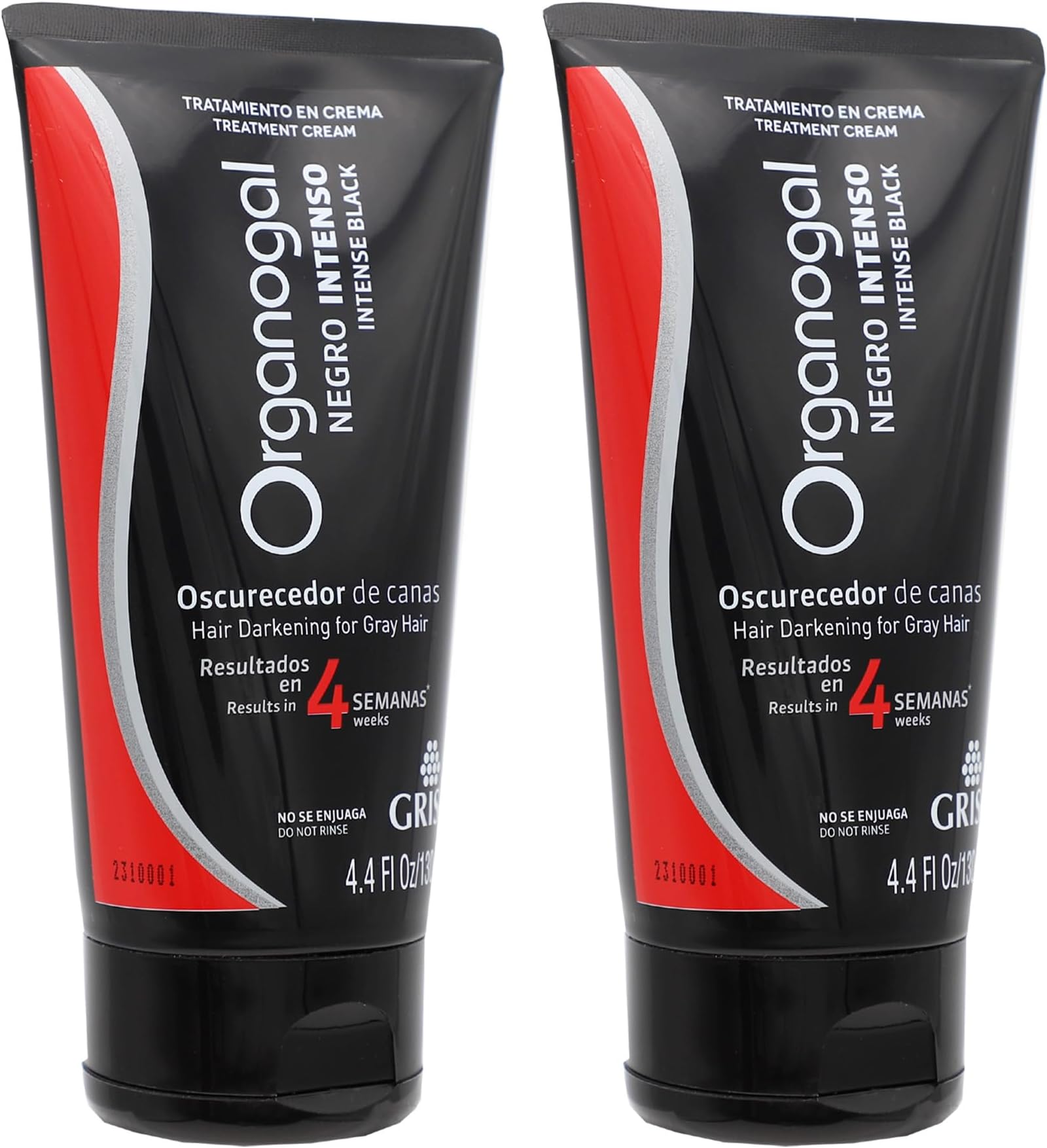 ORGANOGALGrisi Tratamiento Negro Intenso 2Pack