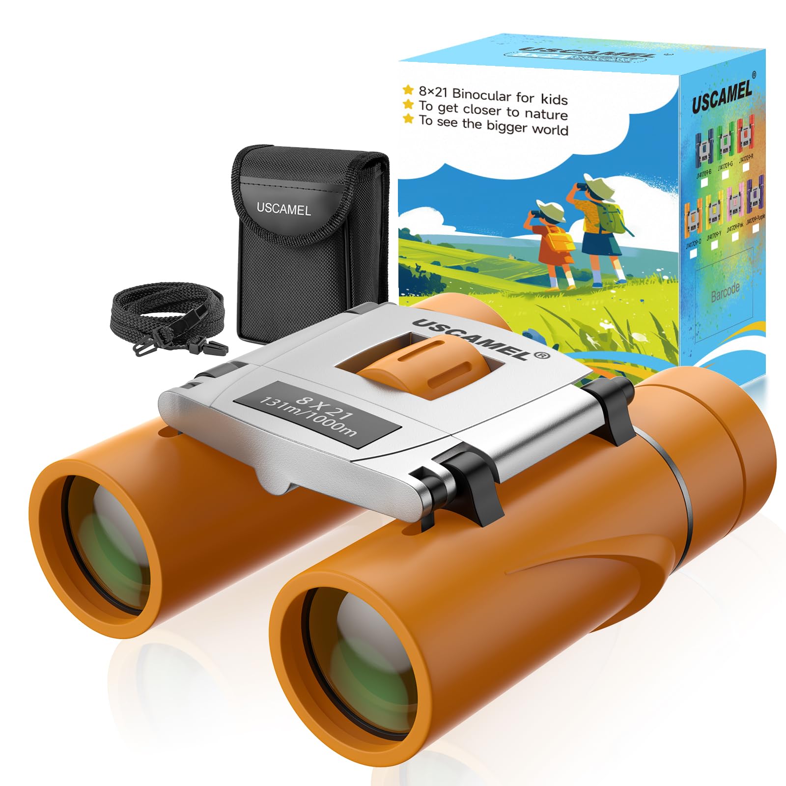 REAPP Binoculares para niños de alta resolución 8x21, regalo para niños y niñas Binoculares REAPP Binoculares para niños de alta resolución 8x21, regalo para niños y niñas Binoculares