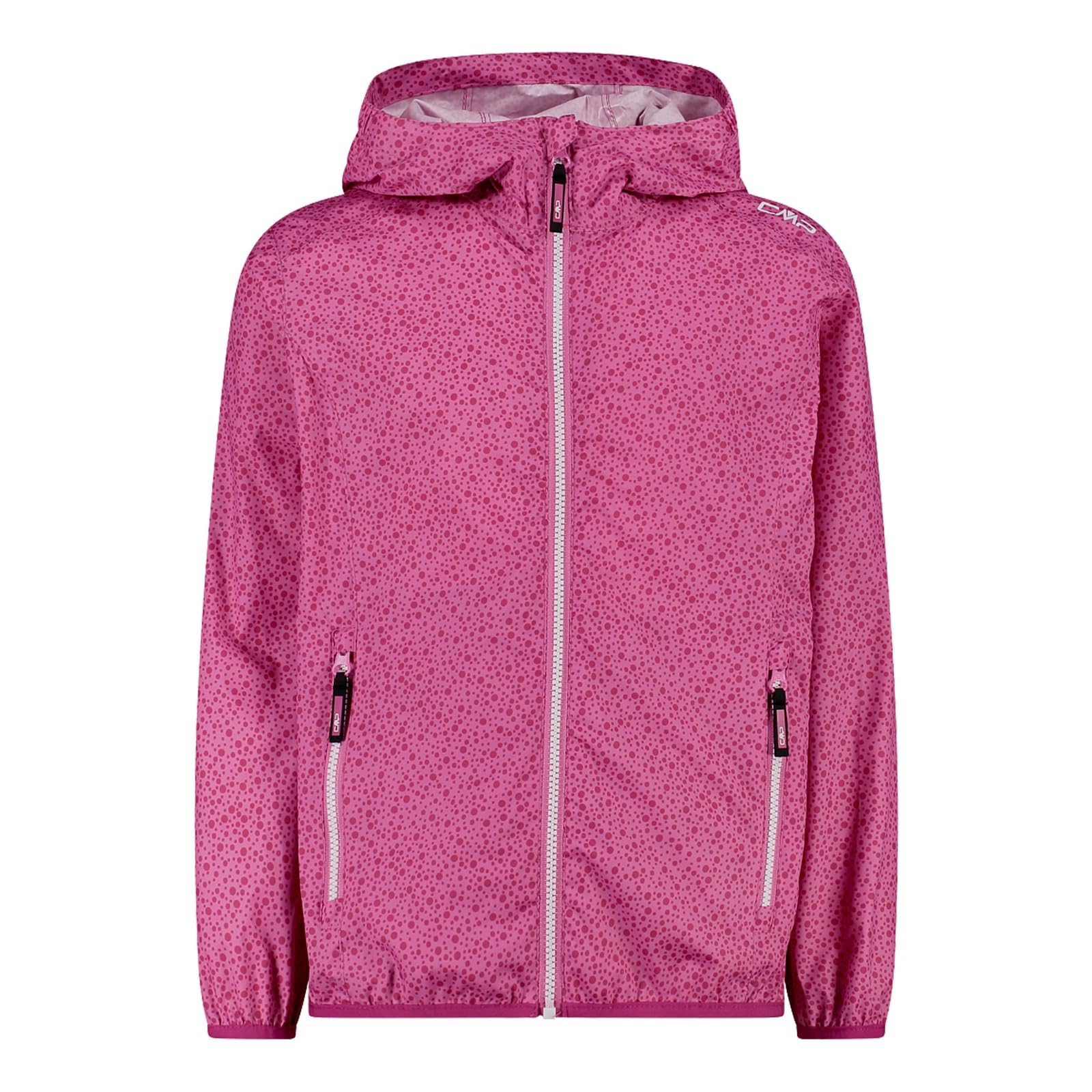 CMP - Kid G Jacket Rain Fix Hood, Mauve, 140