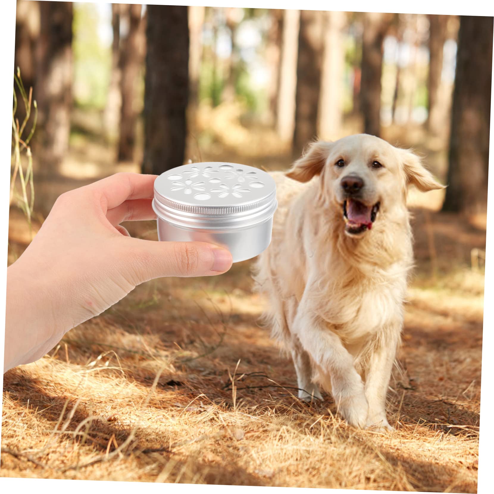 SUPVOX 30 Piezas Caja olores para adiestramiento canino Recipiente Redondo con Tapa Herramienta Entrenamiento Olor xherramienta Kit Entrenamiento para Perros Titular Aroma