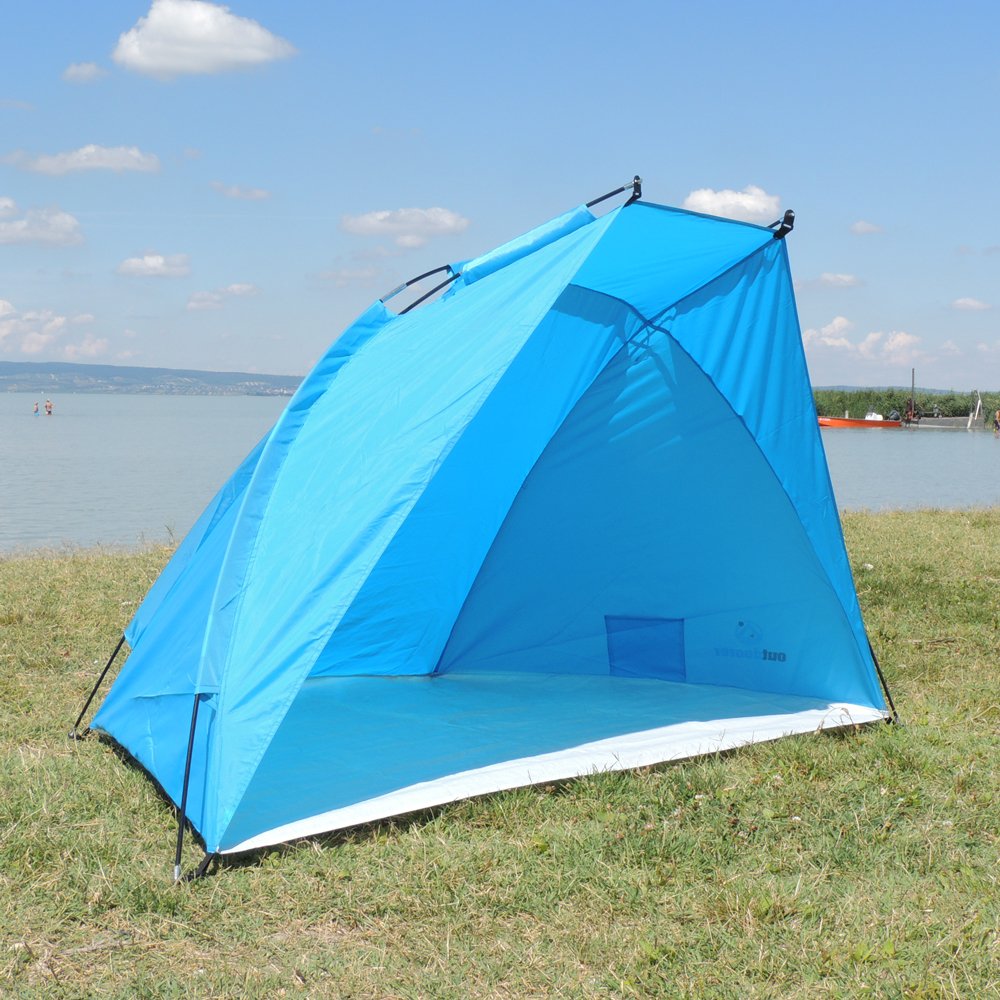 Tenda da spiaggia Helios UV 80 ultraleggera blu