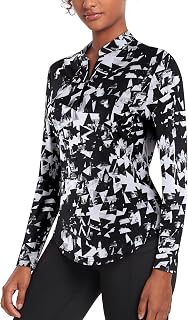 Womens Sleeveless Collarless Golf Polo Shirts Quick Dry Zip Up Athletic Tank Tops