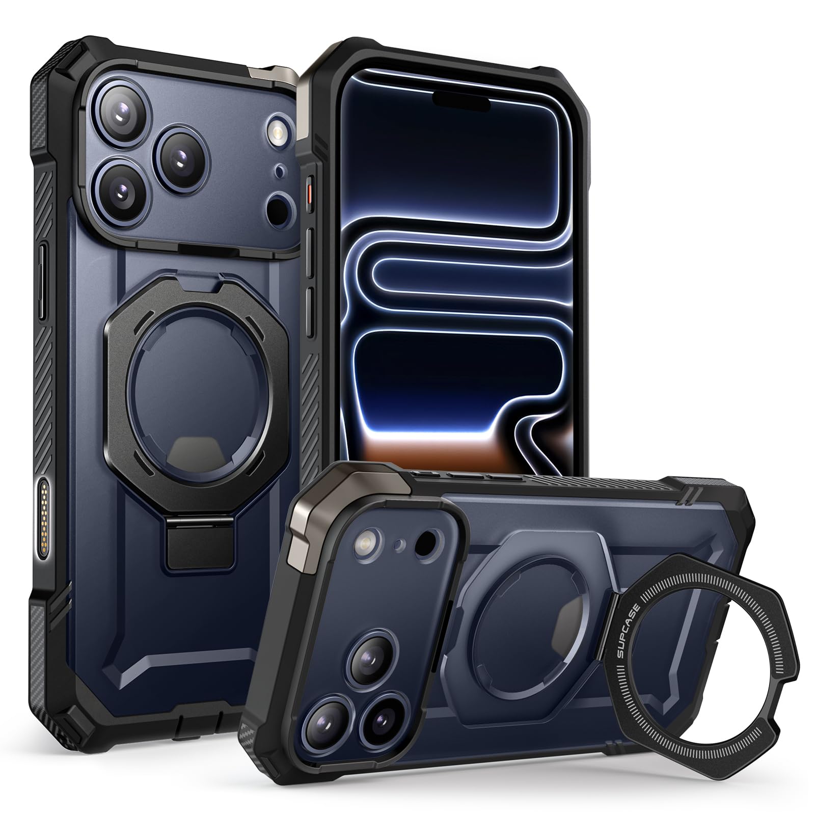 SUPCASE for iPhone 17 Pro Case with Kickstand (Unicorn Beetle Grip), [Camera Control Cover] [Compatible with MagSafe] [Military-Grade Drop Protection]