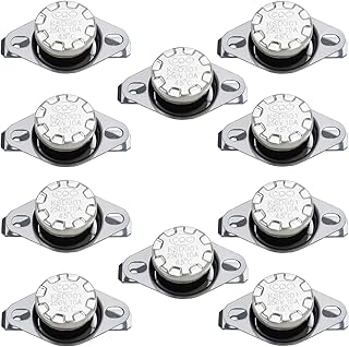 Thermal Control Switch Aopin KSD301 Normally Closed NC 45 Degree 250V 10A Thermostat Temperature Switch 10 PCS