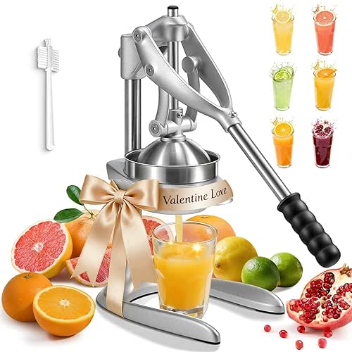 Manual Juicer, Sopito Effortless Citrus Squeezer Professional Safety Stainless Steel