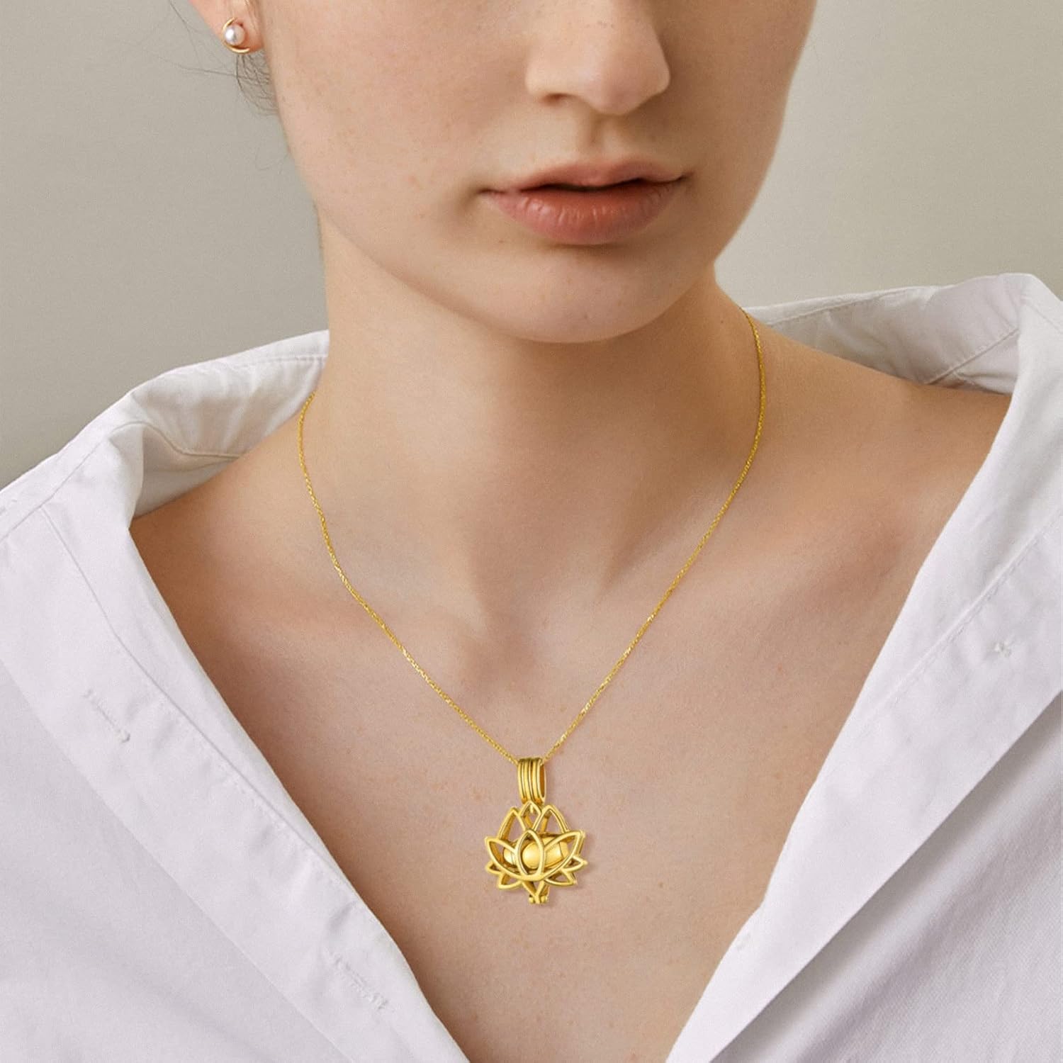 GOLDCHIC JEWELRY Urn Necklaces for Ashes, Stainless Steel Pet/Cross/Birthstone/Tree of Life Personalized Keepsake Memorial Jewelry for Women