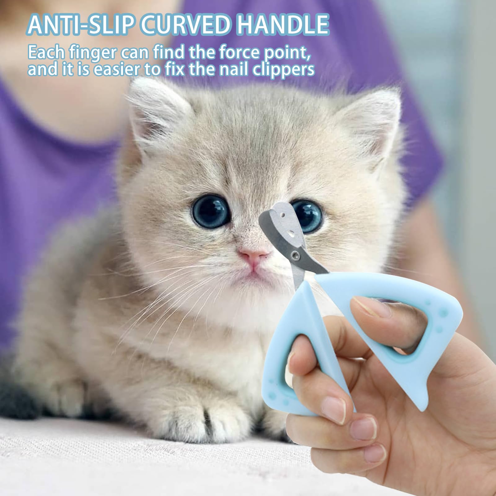 Krallenschere Mit Schutz Für Hunde & Katzen – Rutschfester Griff, Aus Edelstahl