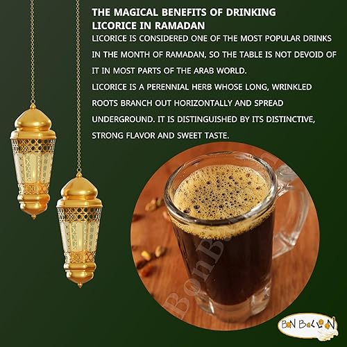 Miniatura 6 de Tolido Regaliz Pure Natural Premium Extracto de raíz de regaliz en polvo Hierba Raw Natural Herbal Especias Hierbas Té Halal (14.11 oz  400 gm)