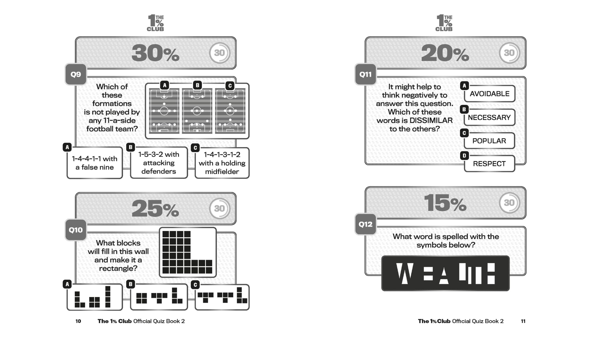 The 1% Club Book 2: The Addictive Quiz for all the Family