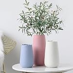 SHACOS 3 PCS Large Artificial Olive Branches for Vases Fake Olive Leaf Stems with Olives 39" Tall Greenery Tree Branch Plant for Home Wedding