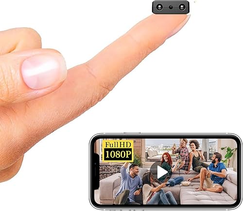 Cámara IP inalámbrica WiFi más pequeña, cámara espía HD1080P, cámara portátil, grabación de video portátil, alimentación en vivo, monitor de bebé