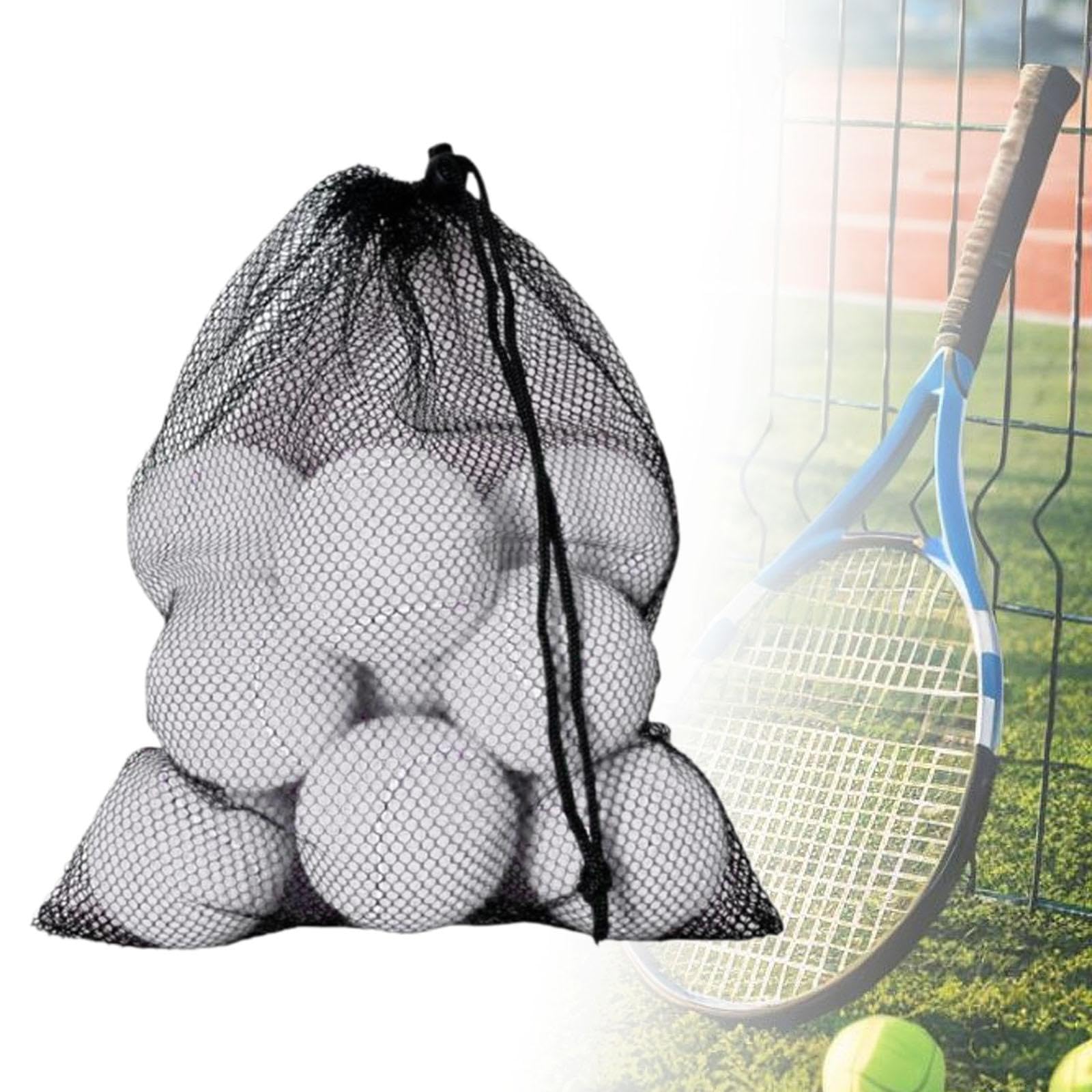 12 Pezzi Palline da Tennis Palline da Gioco Allenamento Pratica con Coulisse Sacchetto Palline da Allenamento Palline da Allenamento per Sport Indoor