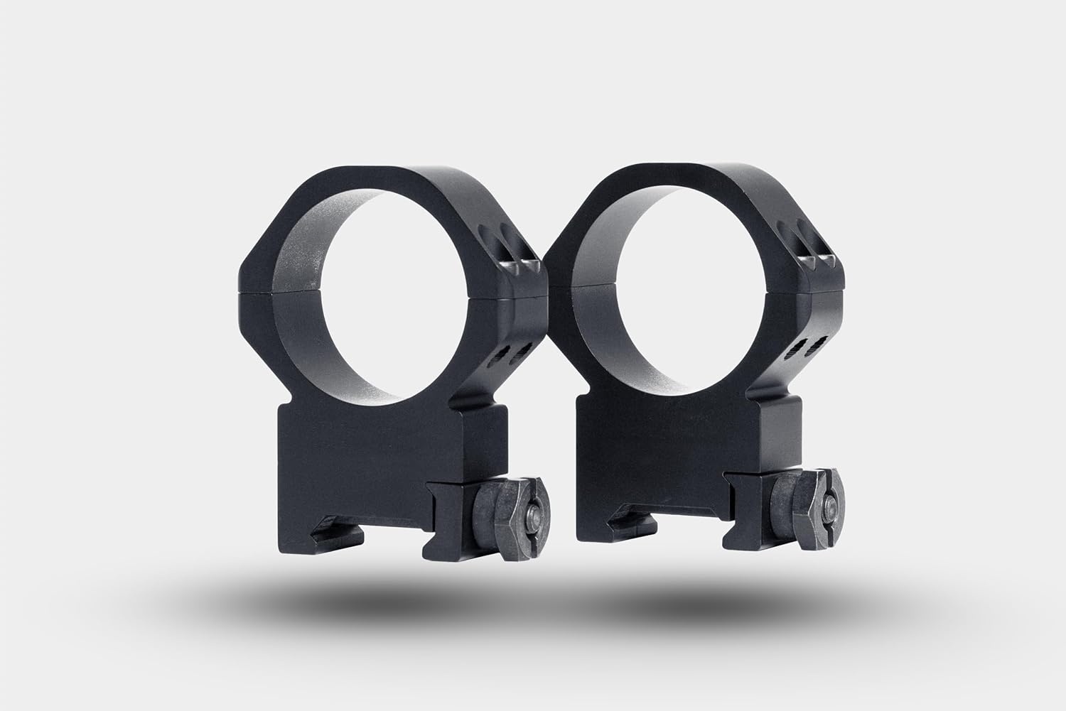 WEAVER Precision Tactical Scope Rings 34mm Medium, Black Matte, Picatinny Compatible, 7075-T6 Aluminum, Type III Hardcoat Anodized, Made in USA