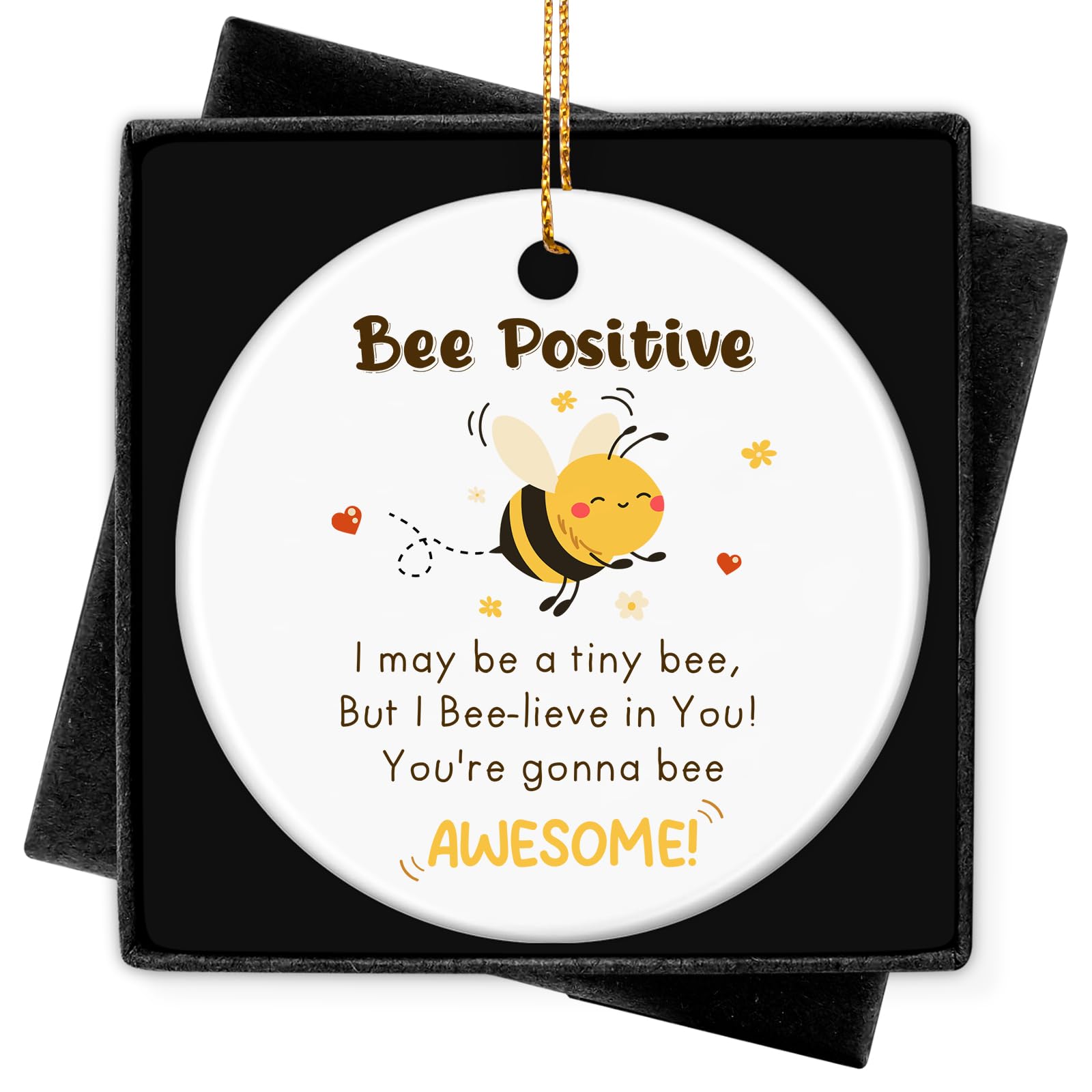 Geiserailie Bee Gifts for Women Inspirational Bee Ornaments Gifts for Animal Lover Graduation Birthday Party Christmas