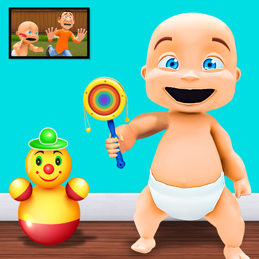 Virtual Naughty Baby Daddy Prank Simulator Little Prankster Hide Seek Fun Adventure