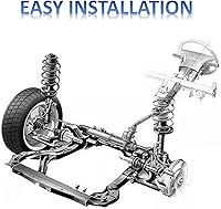 Vista 5 de MOSTPLUS Conjunto completo de piñón de cremallera de dirección asistida 455100R010 compatible con Toyota Rav-4 Aca3 2005 2006 2007 2008 2009 2010