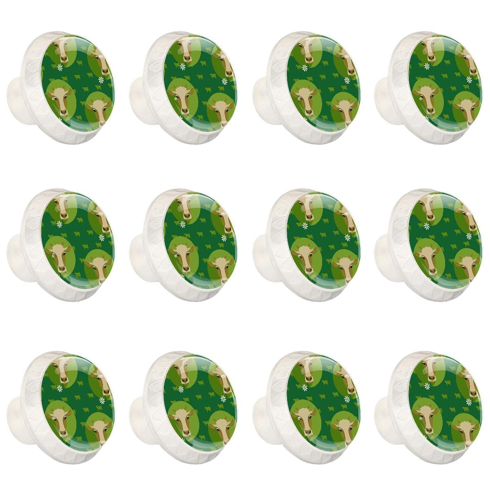 Boutons d'armoires de cuisine motif vache pour une déco de campagne chic