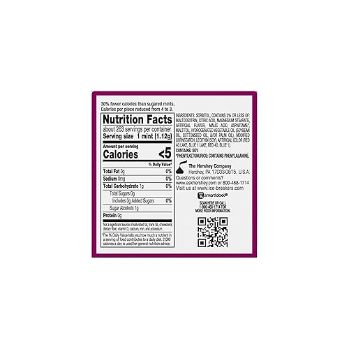 Miniatura 7 de ICE BREAKERS Duo Fruit Plus Cool Raspberry Flavored Sugar Free Mints Pucks, 1.3 oz (8 Count)