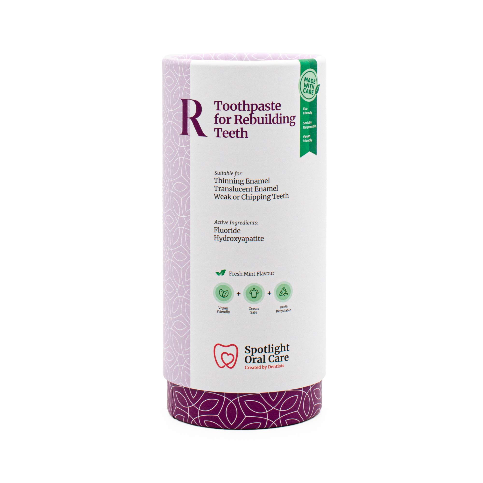 Buy Spotlight Oral Care Fluoride and Hydroxyapatite Toothpaste for Strengthens and Rebuilds