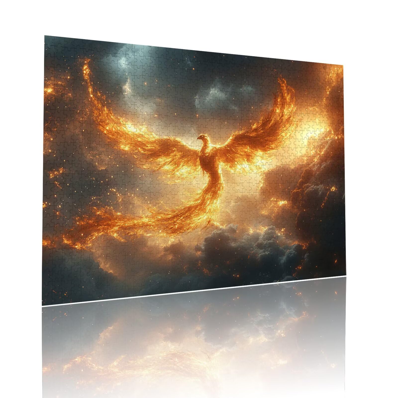 Phönix Puzzle für Erwachsene Kinder Anspruchsvoll 2000 Teile Impossible Klassische Puzzles Schwer Traum ab 8 9 10 Jahre Mädchen Jungen Jigsaw Kunst Educa, für Dekoration und Geschenke 70x99cm t-121
