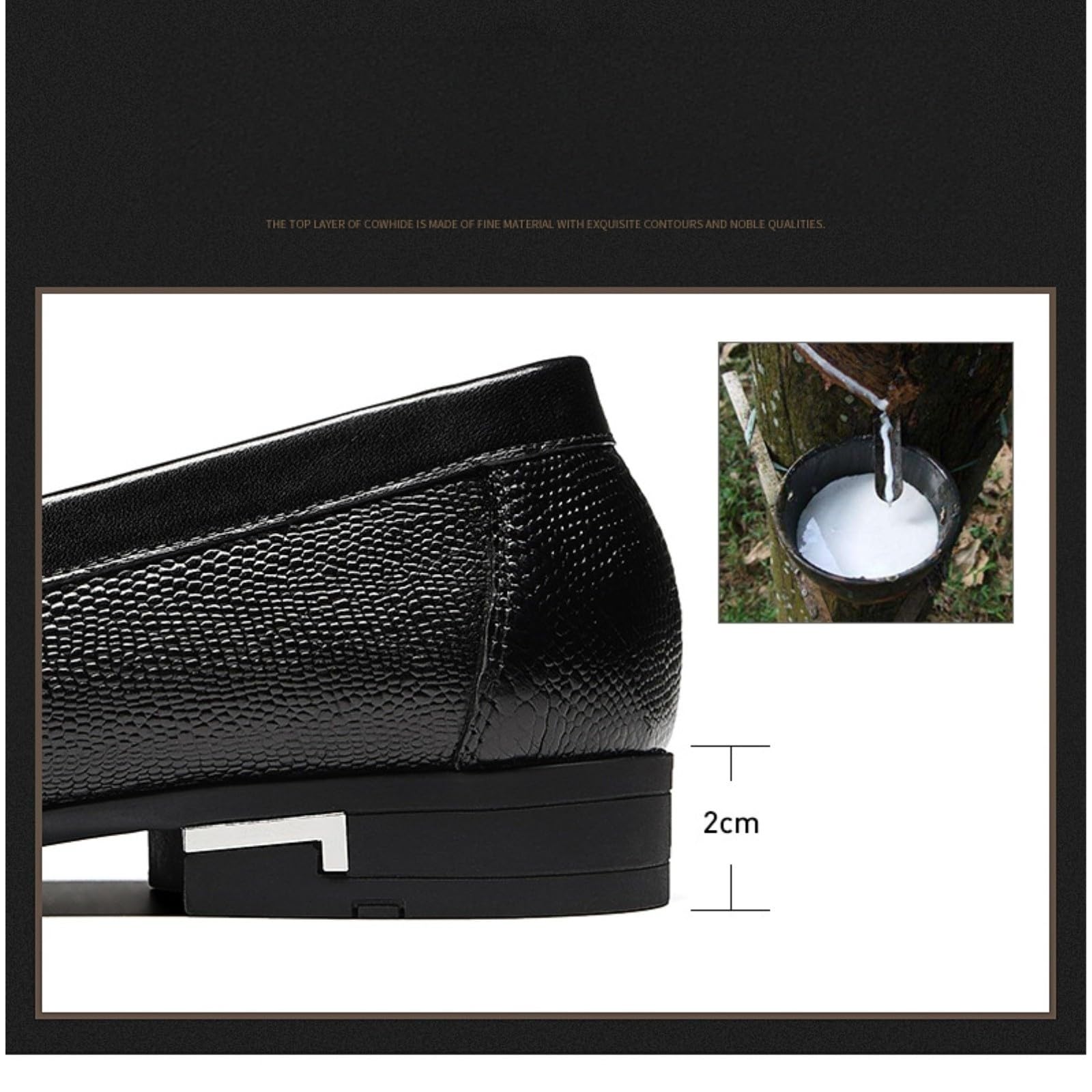 LKSCY - Mocasines de cuero para hombre, zapatos de conducción con suela de goma, estampado de cocodrilo, borla, zapatos cómodos casuales