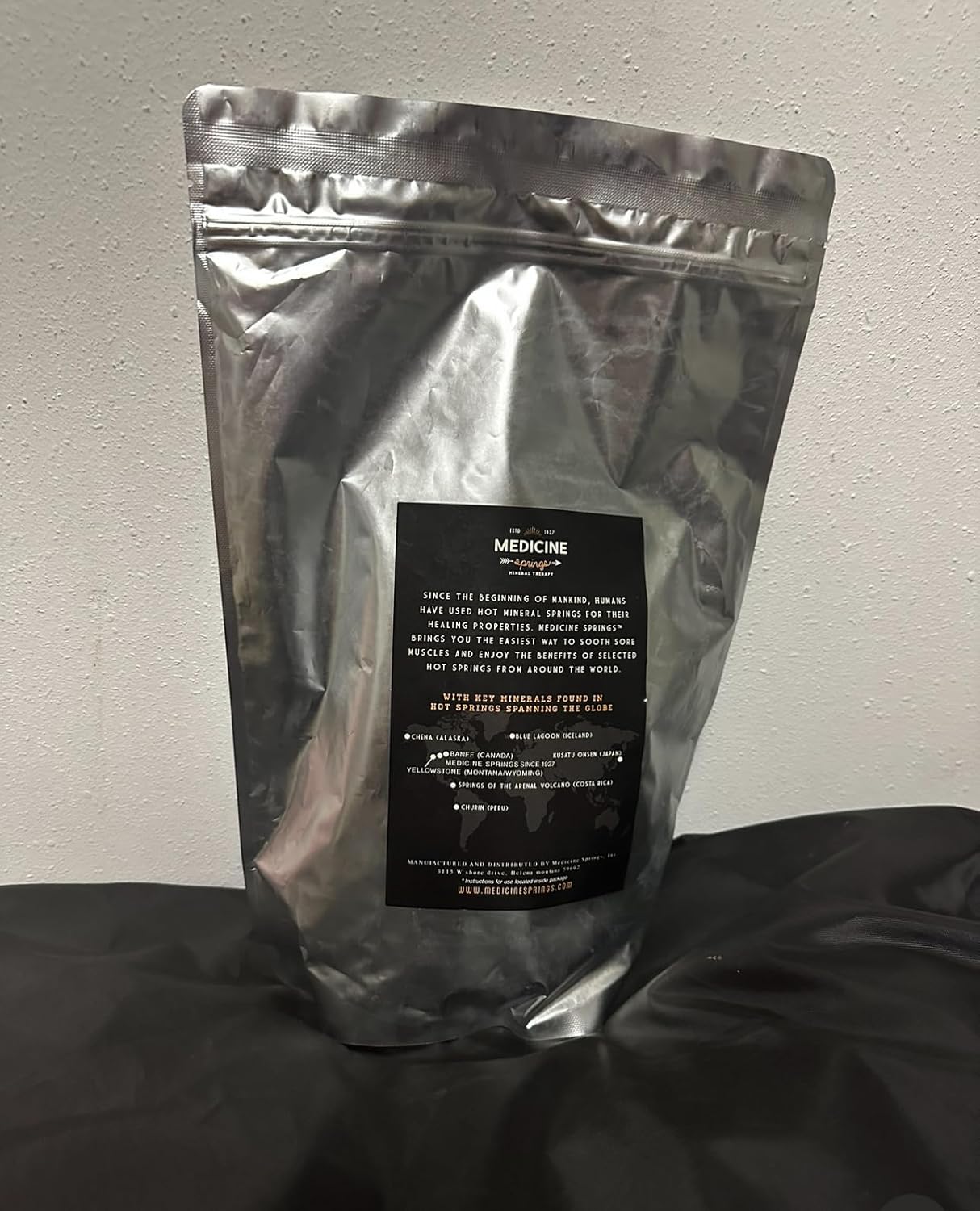 Hot Springs Spa Salt for Hot Tub - 100% All Natural Organic Trace Earth Mineral Muscle Therapy Soak | Skin Formula, Medicine Springs Dead Sea Salt for Hot Tub | 3-Month Supply