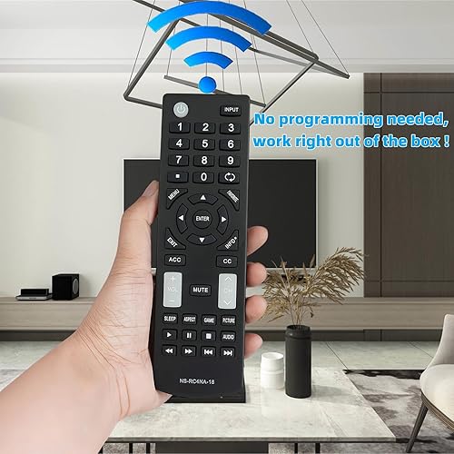 Miniatura 2 de Mando a distancia de repuesto NS-RC4NA-18 para Insignia TV NS-32D311NA17 NS-40D420NA18 NS-49D420NA18 NS-55D420NA18 NS-39D310NA17 NS-50D510NA17