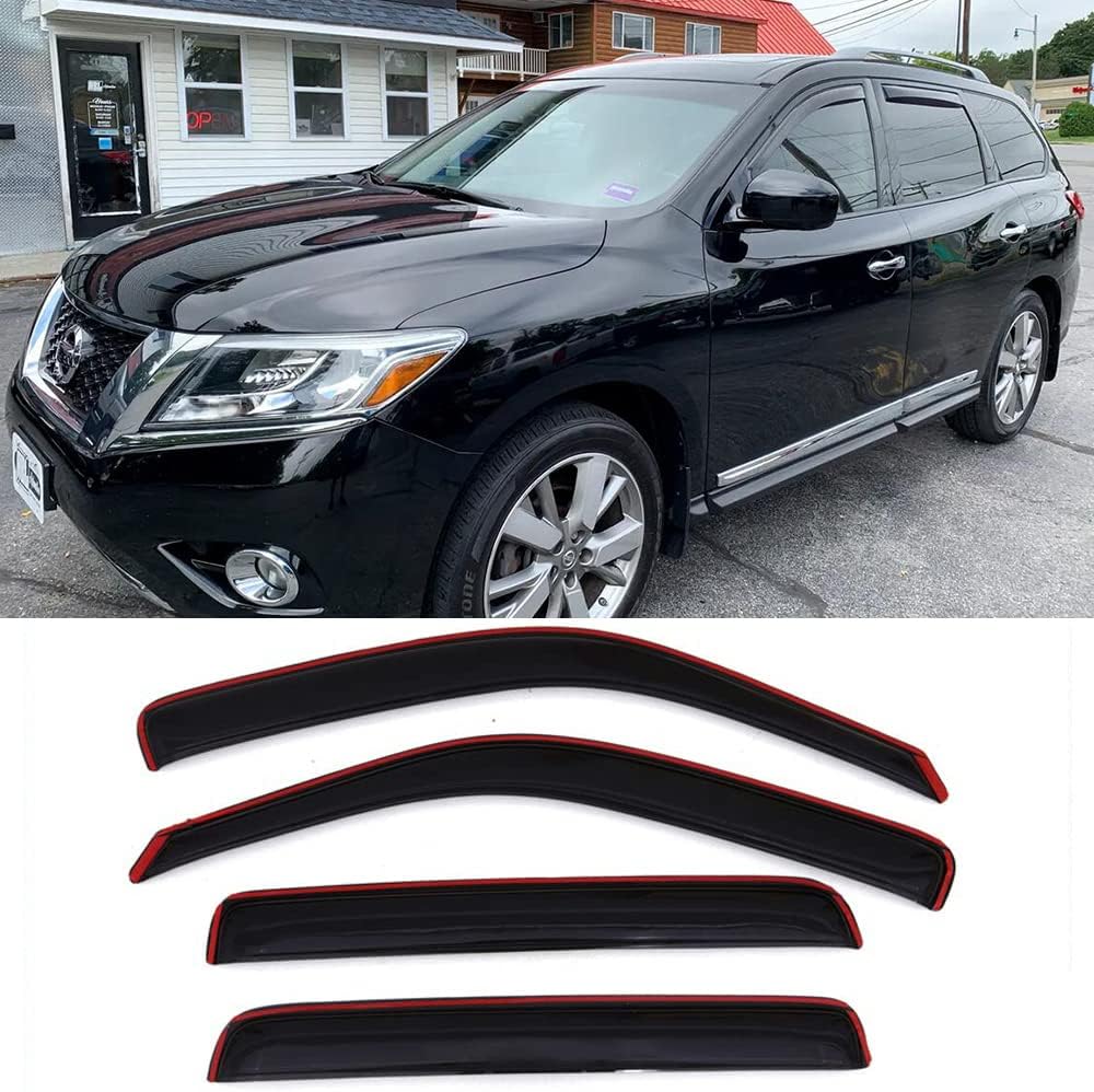 STARTSHIP 194479 Side Window Wind Deflector,4pc inChannel