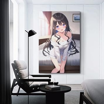Anime Sexy Girl Poster Hot Girl Lady Poster Decorative Painting Canvas Wall & Art Picture Print Modern Family Bedroom Decor 12x18inch(30x45cm)