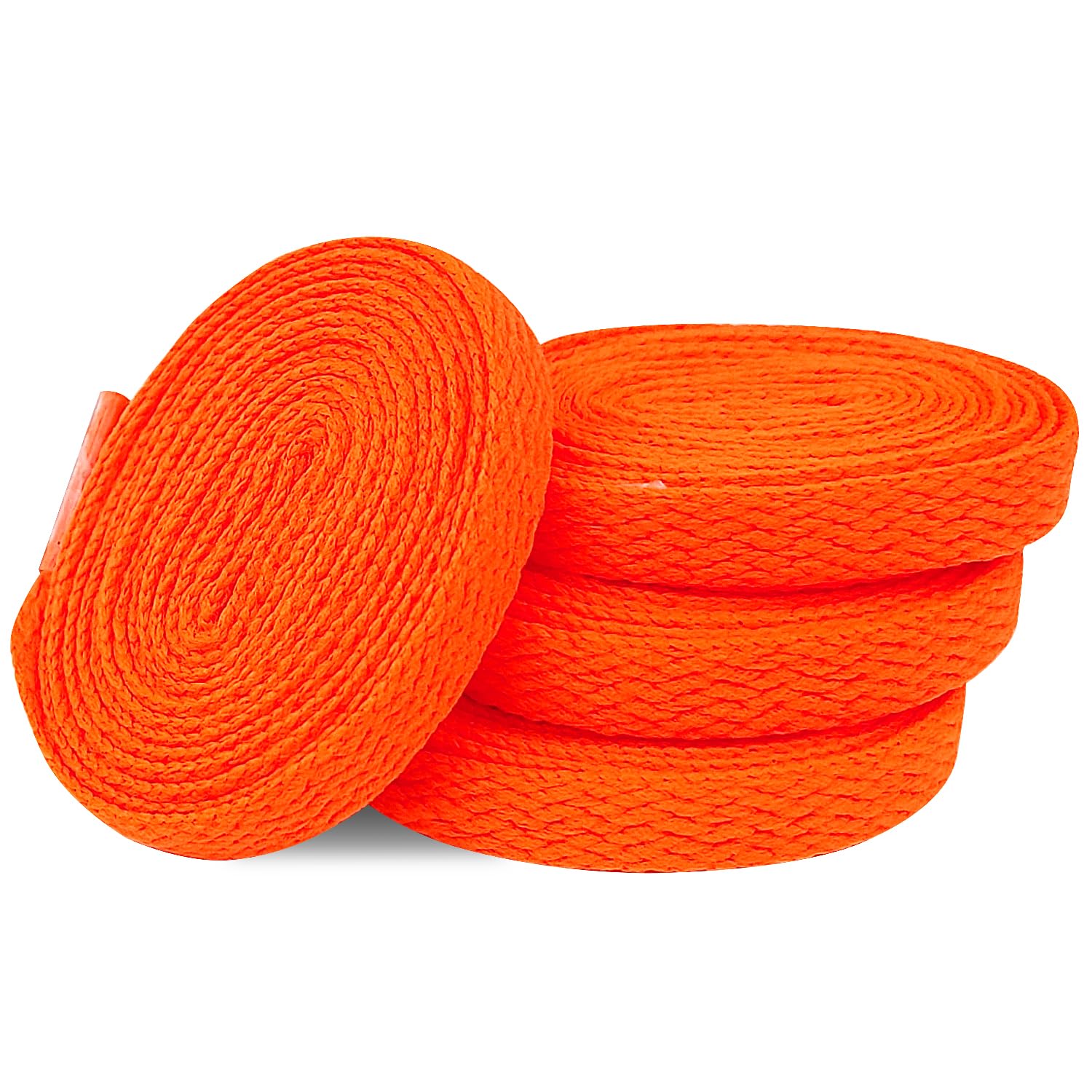 45" Flat Coloured Athletic Shoe Laces for Sports Shoes Boots Sneakers Skates Fits All Adult and Kids