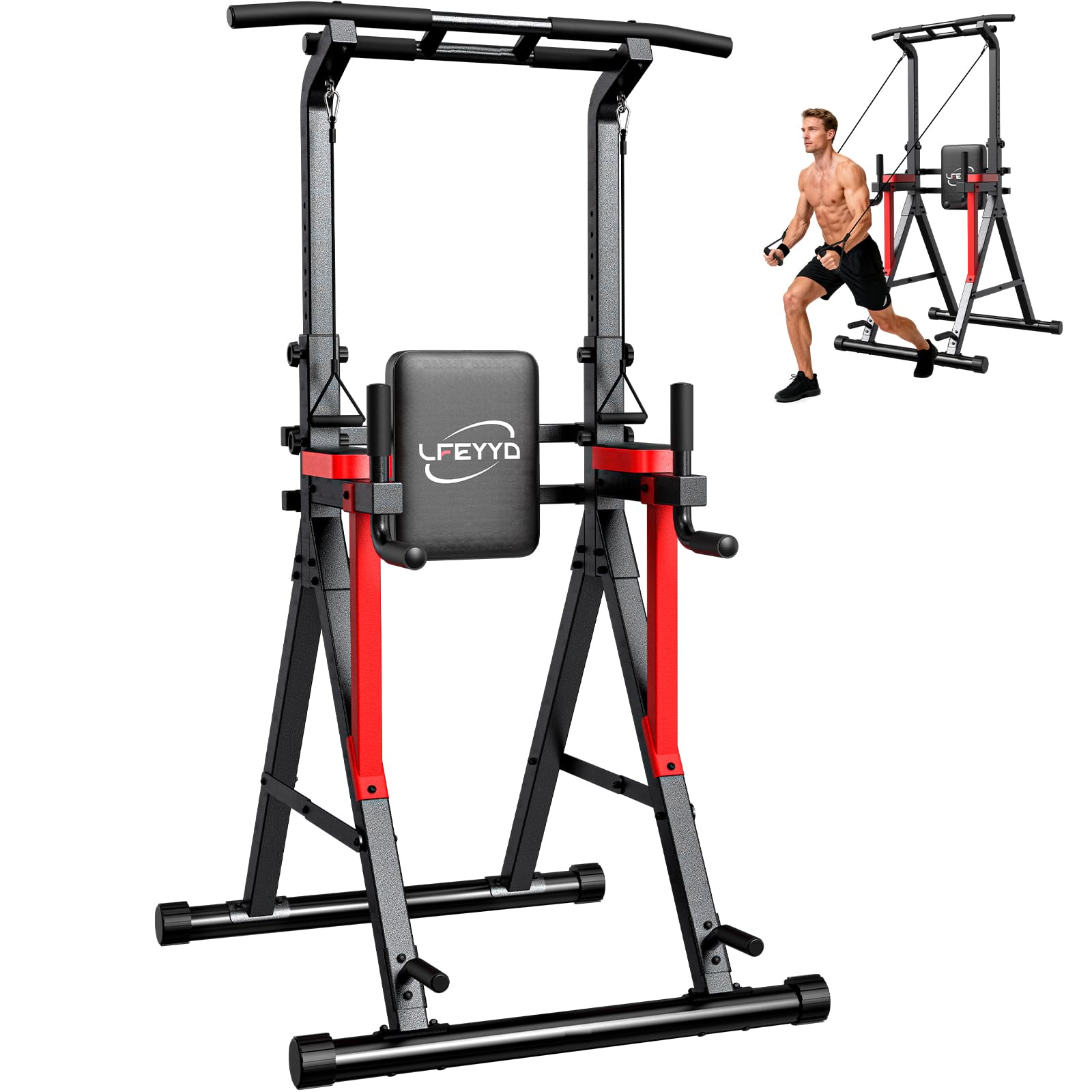 Power Tower Pull Up Bar Free Standing