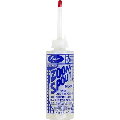 Supco M098 G84-620 Zoom Spout, Multi Purpose Precision Oiler, White, 1.5 x 2.5 x 3.5 Inch