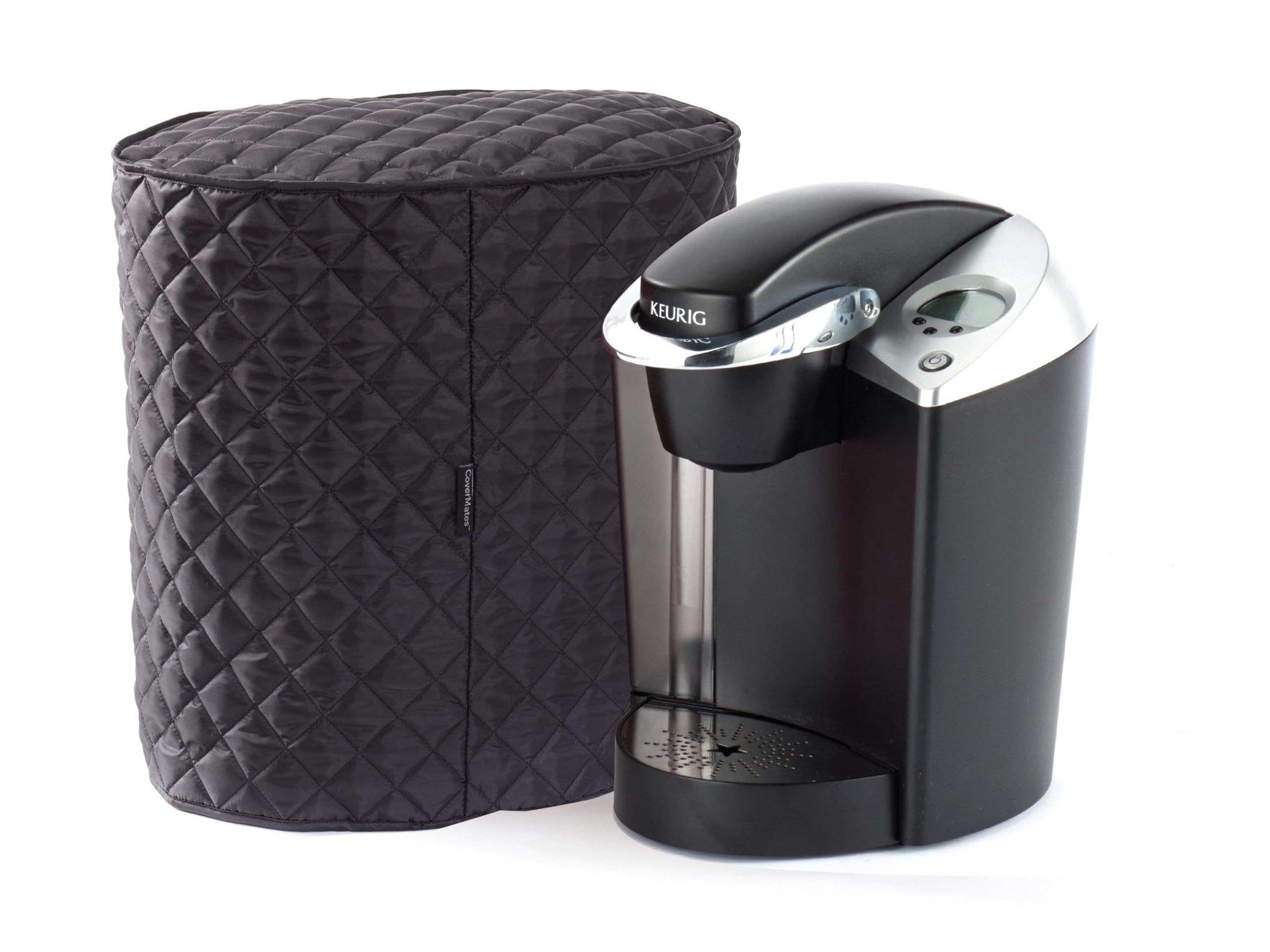Covermates Coffee Maker Cover, 15"W x 10"D x 15"H, Black