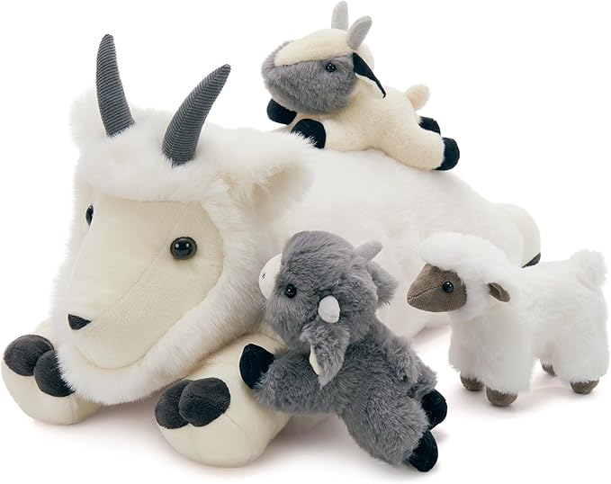 PS Plus: Drei hervorragende kostenlose Spiele sofort abholen 6 71wlouDEGQL. AC SX679 4Pcs Giant Goat Plush Toy, 17.7 Soft Mother Goat Stuffed Animal with 3 Cute Baby Goat Plushies, White Goat Body Pillow for Kids, Cuddly Stuffed Farm Aniaml Toy Gift for Christmas Birthday