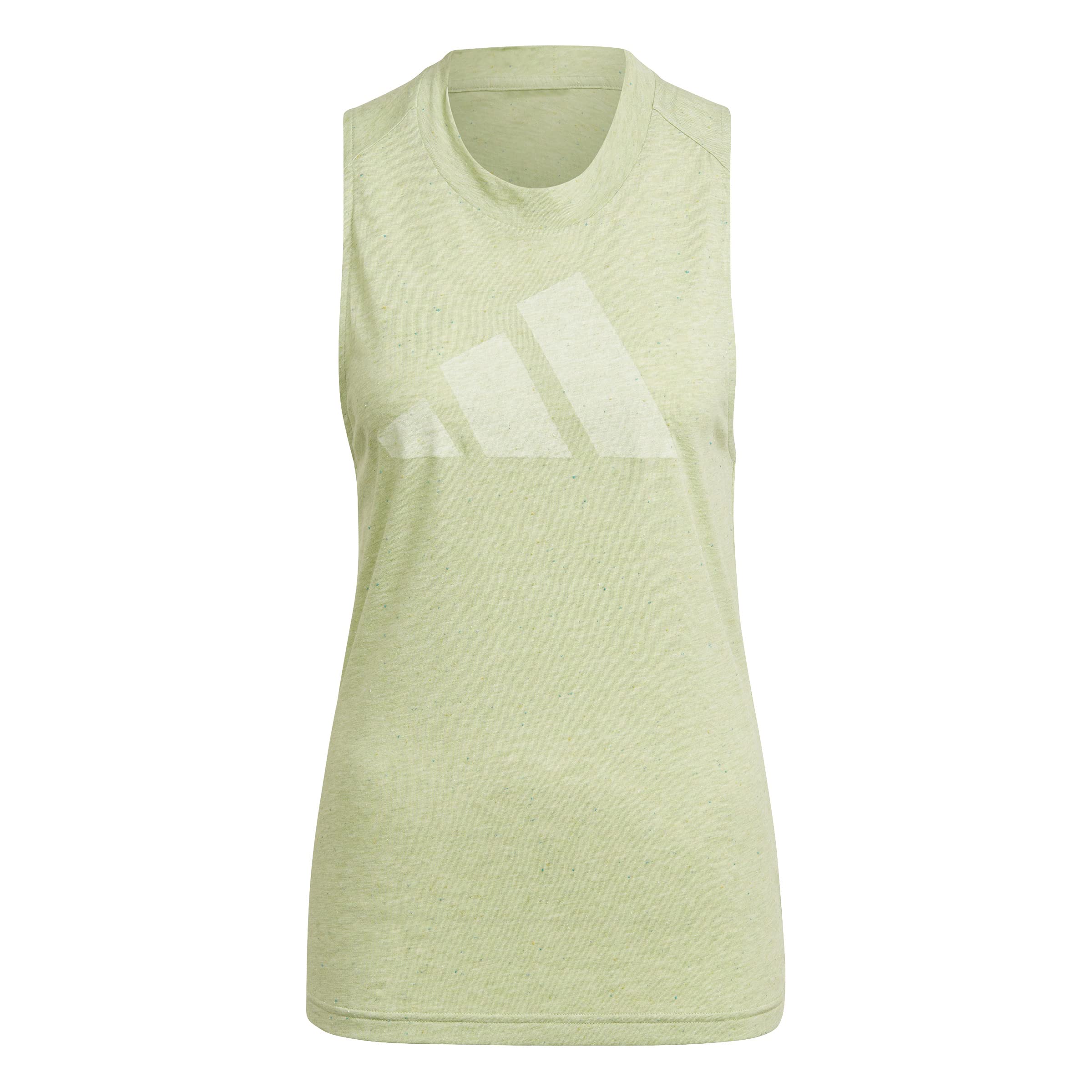 adidas Women's Winners 3.0 Tank, Magic Lime Melange, Large