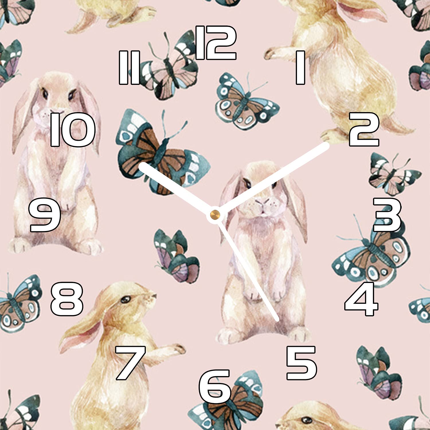 Horloge en verre Coloray pour décorer un salon moderne et lire l'heure facilement