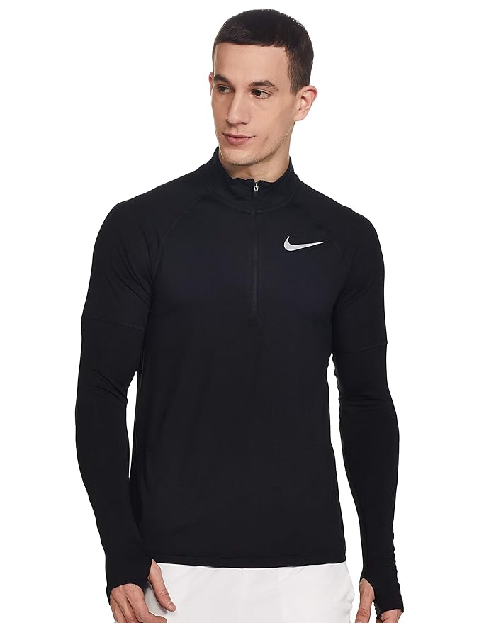 Buy Nike Men's Solid Regular fit TShirt (CD8274010_Black/Reflective