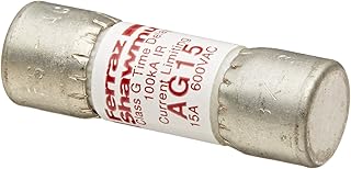 Mersen AG Amp-Trap Class G Fuse, 600VAC, 100kA AC, 15 Ampere, 13/32