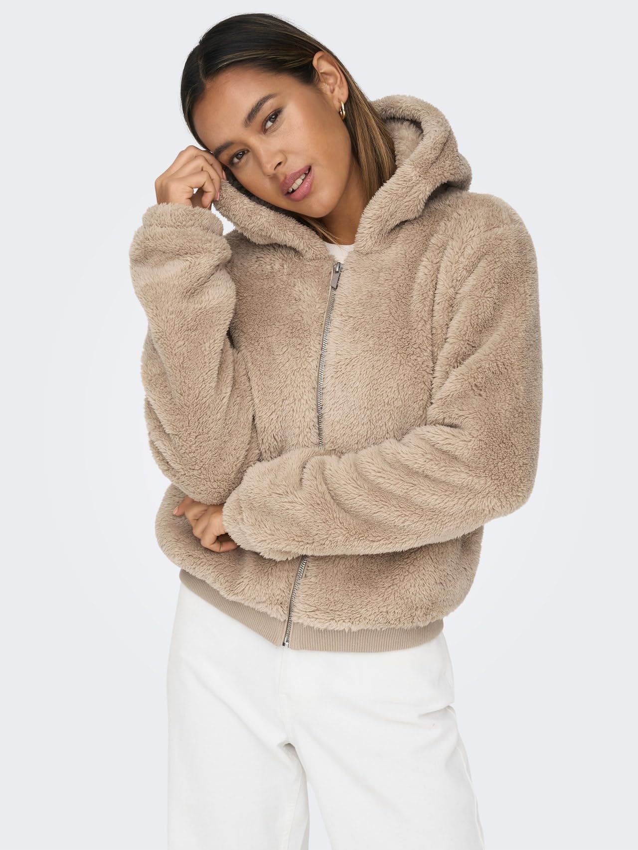 ONLY Manteau en Peluche ONLNEWANNA Manteau en Peluche