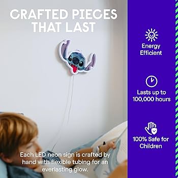 Amazon.co.jp: Yellowpop ネオンサイン 壁装飾 ディズニー